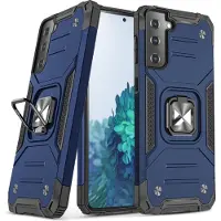 Wozinsky Ring Armor armored hybrid case cover + magnetic holder Samsung Galaxy S22+ (S22 Plus) blue