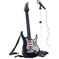 Ginza.se Mu Electric Guitar With Microphone & Stand - Multi/patterned - ONE SIZE