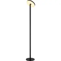 Globo LED aurinko lattiavalaisin 36508, musta, alumiini, CCT, IP54 himmennettävä, Musta, Alumiini, Moderni