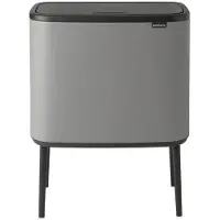 Brabantia Bo touch bin 36 litraa Mineral concrete grey