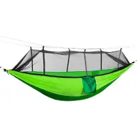 Briv Hammock Parachute Mosquito 260x140cm (Color: Grön)