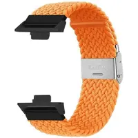 CaseOnline Punottu kellon ranneke Huawei Watch Fit 3 - Oranssi