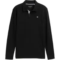 Tom Tailor Basic Polo With Contrast - Black - S