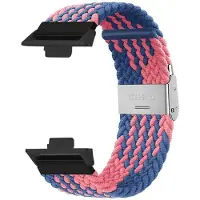 CaseOnline Punottu kellon ranneke Huawei Watch Fit 3 - Blue powder