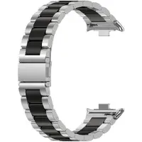 CaseOnline Kellon ranneke ruostumatonta terästä Huawei Watch Fit 4 Pro - Hopea/