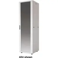 Intellinet 715416, Itseseisova teline, 42U, 600 kg, Näppäinlukko, Säädettävät jalat, 105,4 kg