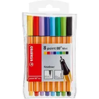 Stabilo Point Mini 8 värit kotelo (134984)