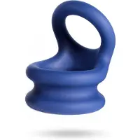 NMC Macho Armour Silicone Cock Ring Blue