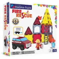 Magna-Tiles Palo- Ja Pelastusasema 27 Kpl Multi Multi-3 Years+ Punainen One Size 3+ Years Pojat, Tytöt