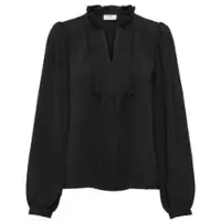 JDY Jdyrachel Life L/S Pintuck Top Wvn Noos - Black - XXL