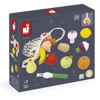 Janod Leikkikeittiö - - J06639 - 12 Puutarha- ja Vihannesaitta - Verkko Mukana - Lapsille 3-8 vuotta