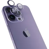 EPICO Aluminium Lens, iPhone 14 Pro / 14 Pro Max -kameran linssinsuoja, Violetti