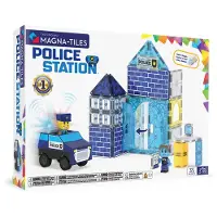 Magna-Tiles magneettirakennussetti Poliisiasema, 35 osaa