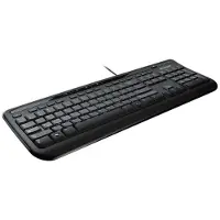 Microsoft Wired Keyboard 600 - BK - UK - Näppäimistö - Englanti - Musta