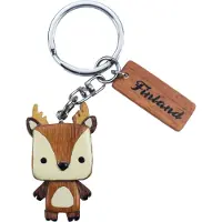 Happy Orange Happy Traveler Poro kuutiopää puuavaimenperä
