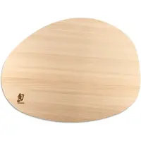 Kai Shun Hinoki Oval Cutting Board Size L, cutting board Hinoki wood, 41 cm x 31 cm