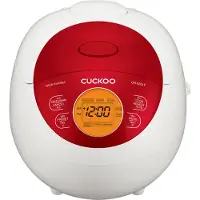 Cuckoo CR-0351F RED, Punainen, Valkoinen, 0,54 L, PTFE, LCD, 12 h, Painikkeet