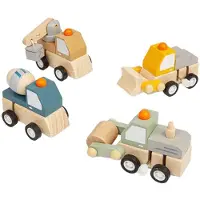 Bigjigs Toys Wooden Wind-Up Truck