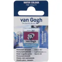 Taidepiste VG akvarelli 567 Permanent Red Violet - 1/2 nappi