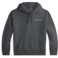Ralph Lauren Relaxed Fit Logo Fleece Hoodie - Black - M