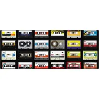 Supe Deskmat Casette -hiirimatto, 92 x 36 cm