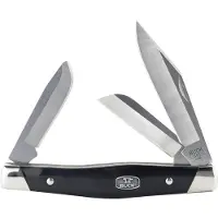 Buck Stockman Black Nickel Silver