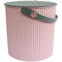 SmartaSaker Sanko kannella 10 l, Omnioutil, vaaleanpunainen/harmaa