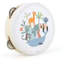 Vilac Tambourine By Sarah Betz - Multi/patterned - ONE SIZE