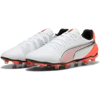 Puma Jalkapallokengät 'King Match' hummeri / hopea / valkoinen