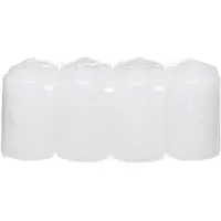 Annan Tillverkare Polar Pillar Candles 5x8cm 16h 8pcs
