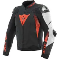 Dainese Super Speed 4 Rei´itetty Nahka Takki