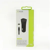 Muvit 2 Usb Ports Micro Usb Cable Pack 1m 4a Autolaturin