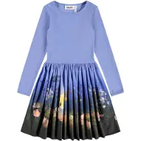 Molo Casie Pitkähihainen Mekko Moonrise Moonrise 110/116 cm Sininen 110/116 cm Tytöt
