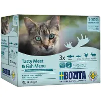 Bozita Feline kala-ja lihalajitelma multibox 12 x 85g
