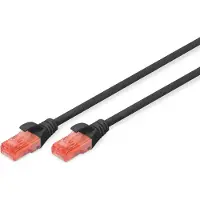 Digitus CAT 6 U-UTP PATCH CORD, CU, LSZH AWG 26/7, LENGTH 2 M, COLOR BLACK (DK-1617-020/BL)