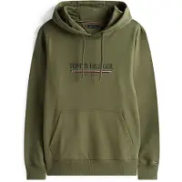 Tommy Hilfiger Collegepaita 'BRAND LOVE' laivastonsininen / oliivi / karpalo
