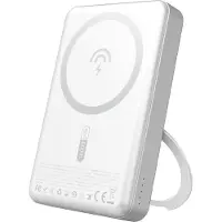 Dudao Powerbank 10000mAh PD 22.5W MagSafe ja jalusta - Hopea