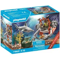 Playmobil Aarteenetsintä Sukellusveneenrakennuspelillä