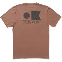 Salty Crew Flagship T-Paita ruskea, S