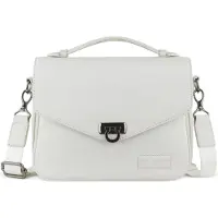Bugatti Elsa Crossbody-laukku Nahka 25 cm Valkoinen
