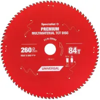 Specialist+ 260x84tx30 Mm Premium Monimateriaalipyörösaha