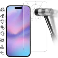 Mtp Products iPhone 17 Pro Panssarilasi - 9H - Case Friendly - läpinäkyvää