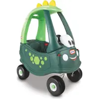 Little Tikes Cozy Coupe Dino, 1,5 vuosi/vuosia, 4 renkaita, Muovi, Musta, Vihreä