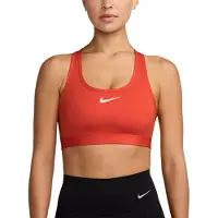 Nike Urheilurintaliivit Dri-fit Swoosh - Picante Punainen/valkoinen Nainen, koko X-Small