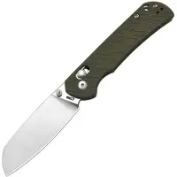 CJRB Lyrid J1953-GN Stonewashed AR-RPM9, Blue G10, pocket knife