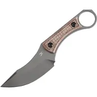 Kansept Knives Niko Fixed Blade Brown Mic