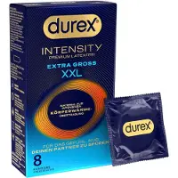 Durex Intensity XXL - lateksiton kondomi - 8 kpl