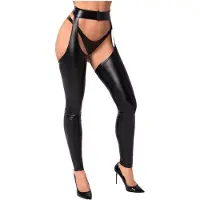 Noir F323 Rebel wetlook chaps