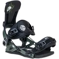 SP United sLab Multientry Snowboard Bindings olive Koko XL