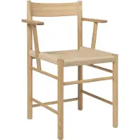 Brdr. Krüger F Lepotuoli Oiled Oak / Valmistettu Paperijohdosta Ja Neutral - Tuolit Tammi Musta - FCCA-OOL-XX-01